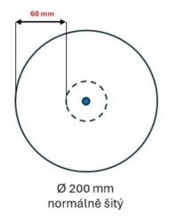 Leštící kotouč Dora 600, rozměr 200x20 - otvor (varianty),  Dora 600, 200x20 - otvor 8, normálně šitý